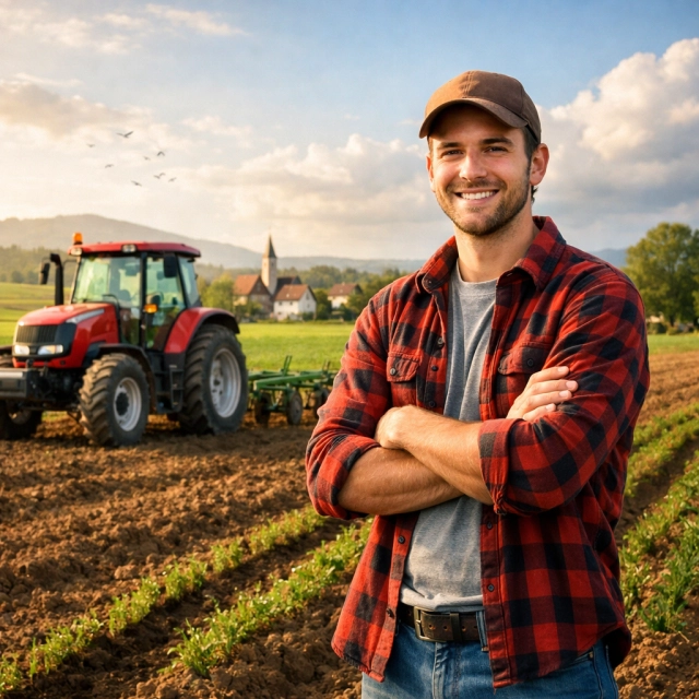 Mladí poľnohospodári